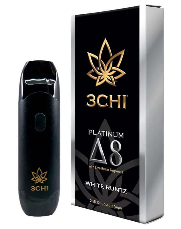 3Chi Platinum Delta 8 Disposable Vape - Image 2