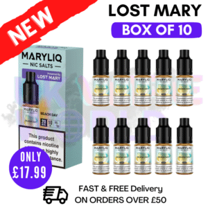 Beach Day MaryLiq Nic Salt BOX OF 10