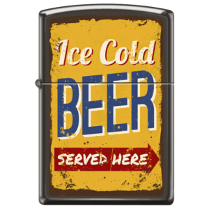 Zippo Lighter - Ice Cold Beer Sold Here
