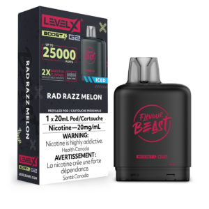 Level X Boost - Flavour Beast - Rad Razz Melon