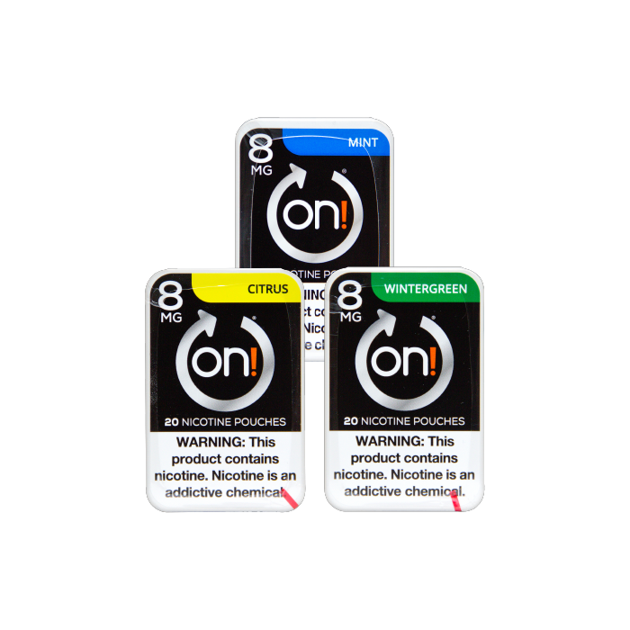 ON! 8MG NICOTINE POUCHES